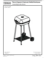 Предварительный просмотр 1 страницы Tesco square Assembly Instructions Manual