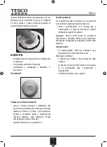 Preview for 28 page of Tesco TBBL14 User Manual