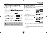 Предварительный просмотр 41 страницы Tesco TFMT2012 User Manual