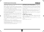 Предварительный просмотр 67 страницы Tesco TFMT2012 User Manual