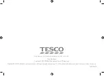 Preview for 12 page of Tesco TSB17 User Manual