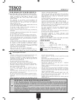 Preview for 10 page of Tesco VCBL1612 User Manual