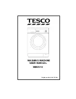 Tesco WMV510 User Manual preview