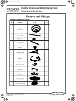 Предварительный просмотр 5 страницы Tesco XZ22017 Assembly Instructions Manual