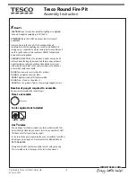 Preview for 3 page of Tesco XZ58101 Assembly Instruction Manual