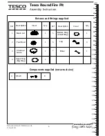 Preview for 5 page of Tesco XZ58101 Assembly Instruction Manual