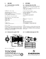 Предварительный просмотр 6 страницы Tescom 26-1700 Series Instructions For Use Manual