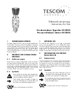 Tescom 44-3400 Series Instructions For Use Manual preview