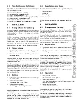 Preview for 3 page of Tescom 74-2400 Series Instructions For Use Manual