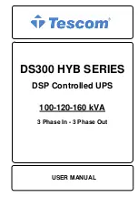 Tescom DS300 HYB Series User Manual preview