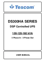 Tescom DS300HA Series User Manual preview