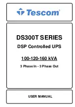 Preview for 1 page of Tescom DS300T Series User Manual