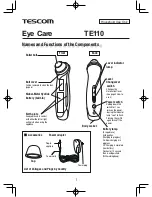 Tescom Eye Care TE110 Manual предпросмотр