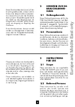 Preview for 4 page of Tescom MiniLabo 2 Instructions For Use Manual