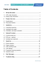 Preview for 2 page of Tescom NEOLINE PRO 1KVA ST User Manual