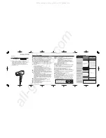 Предварительный просмотр 1 страницы Tescom Nobby NBID42 User Manual