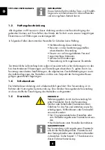 Preview for 4 page of Tescom SG 1 Series Instructions For Use Manual