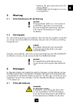 Preview for 15 page of Tescom SG 1 Series Instructions For Use Manual