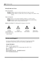 Предварительный просмотр 5 страницы Tescom TC-5942B Operating Manual