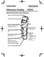 Tescom TE210 Manual preview