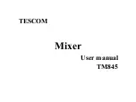 Tescom TM845 User Manual preview