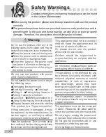 Preview for 2 page of Tescom TMV3000SEA Instruction Manual