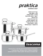 Tescoma PRAKTICA Instructions For Use Manual preview