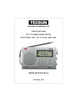 Tescun PL-660 Operation Manual предпросмотр