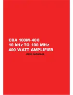 Предварительный просмотр 2 страницы Teseq CBA 100M-400 User Manual