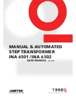 Teseq INA 6501 User Manual предпросмотр