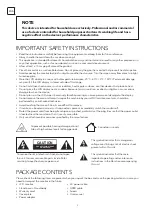 Preview for 2 page of Tesla 22MC625BF User Manual