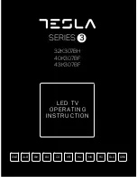 Tesla 32K307BH Operating Instruction preview