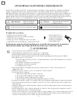 Preview for 48 page of Tesla 32K307BH Operating Instruction