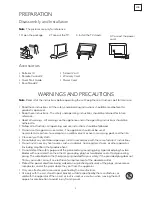 Preview for 3 page of Tesla 43S901SUS Quick Start Manual