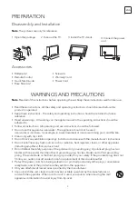 Preview for 3 page of Tesla 43S903SUS Quick Start Manual