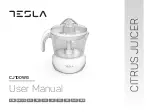 Preview for 1 page of Tesla CJ100WG User Manual