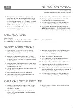 Preview for 3 page of Tesla IR301BL User Manual