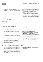 Preview for 3 page of Tesla IR400GP User Manual