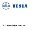 Preview for 1 page of Tesla MediaBox X700 Pro Manual