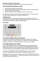 Предварительный просмотр 20 страницы Tesla MultiCook M80 Deluxe User Manual