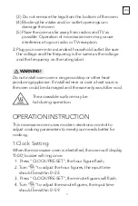 Предварительный просмотр 11 страницы Tesla MW2030MW User Manual