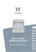 Предварительный просмотр 1 страницы Tesla SMART SENSOR MOTION Quick Start Manual