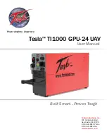 Предварительный просмотр 1 страницы Tesla TI1000 GPU-24 UAV User Manual