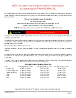 Preview for 2 page of Tesla TIAH64D MPU-24 User Manual