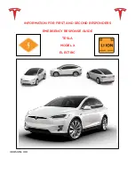 Tesla X 2016 Emergency Response Manual предпросмотр