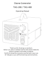 Teslagen TAG-200 Operating Manual preview