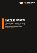 Предварительный просмотр 1 страницы TESmart HKS0401A1U-G Support Manual