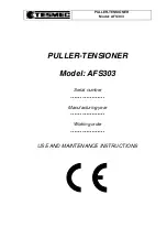 Preview for 3 page of Tesmec AFS303 Installation, Operation And Maintenance Manual