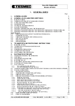 Preview for 4 page of Tesmec AFS303 Installation, Operation And Maintenance Manual