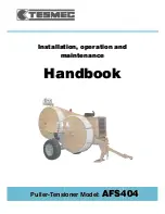 Предварительный просмотр 1 страницы Tesmec AFS404 Installation Operation & Maintenance